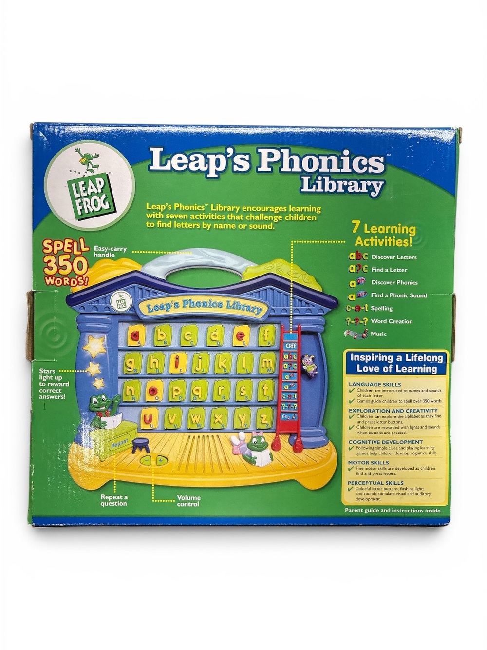 Leapfrogs Leap’s Phonics Library Rare Vintage New in Box - Picture 2 of 2